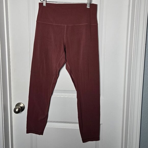 Lululemon Lunar New Year Align High-Rise Pant 25" - 10 Smoky Red - Picture 3 of 7